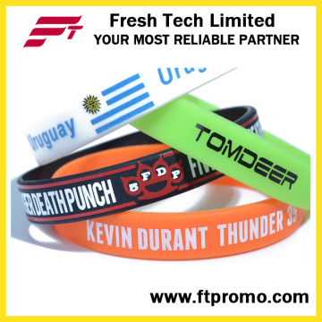 Wholesale Pure Color Silicone Wristband With Your Logo